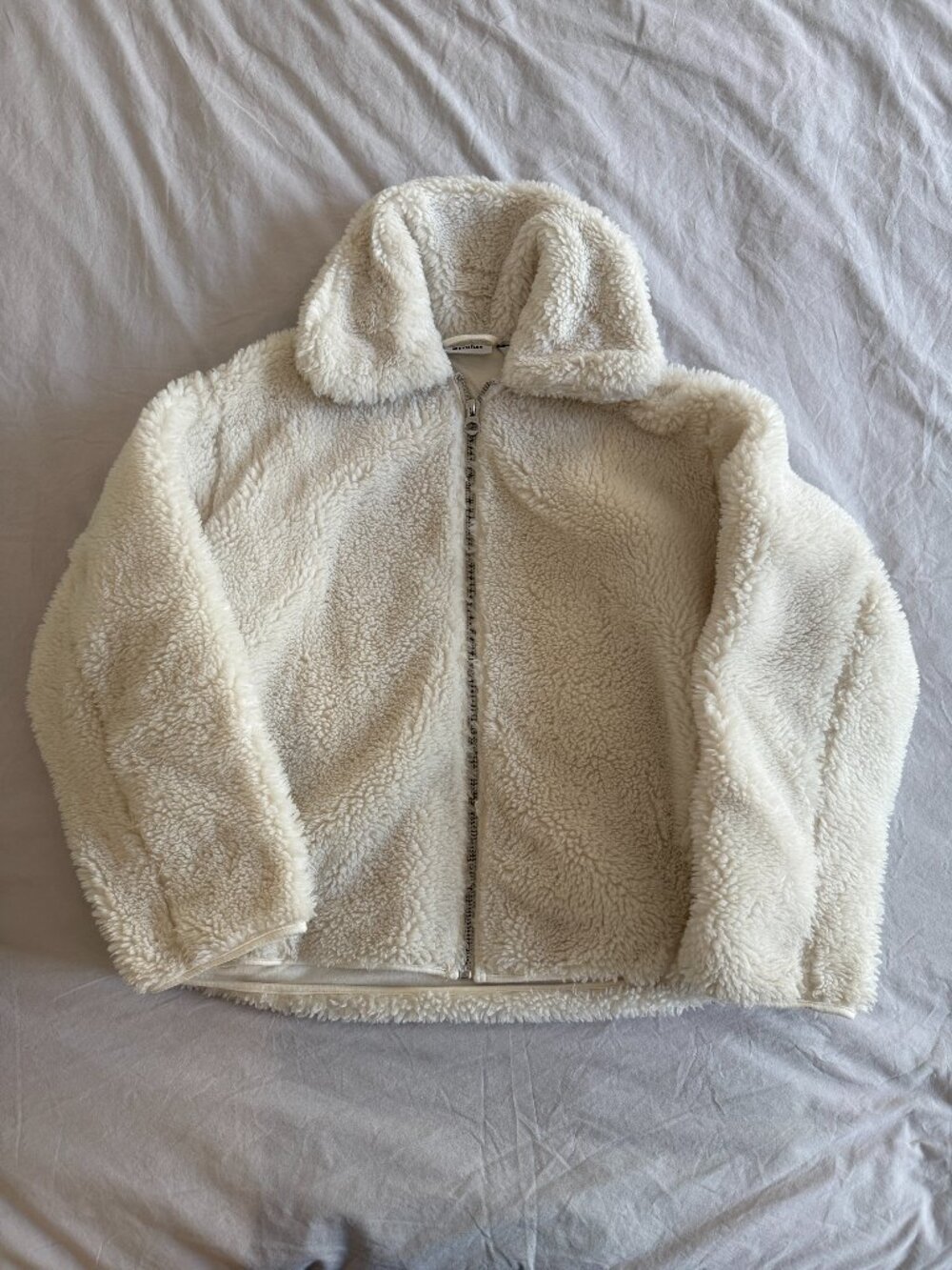 Weekday Demi Teddy Zip Jacket - Picture 2 of 4